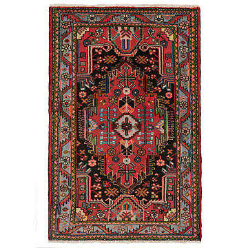 Hamedan Persian Rug Red 124 x 78 cm