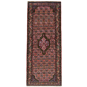 Hamedan Persian Rug Pink 188 x 77 cm