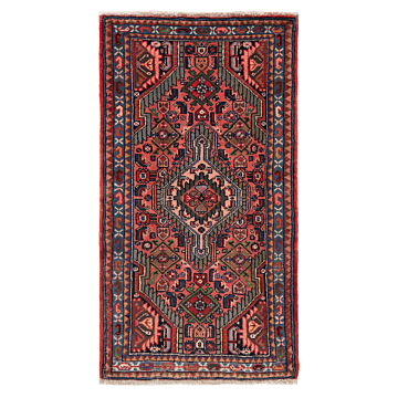 Hamedan Persian Rug Pink 102 x 56 cm