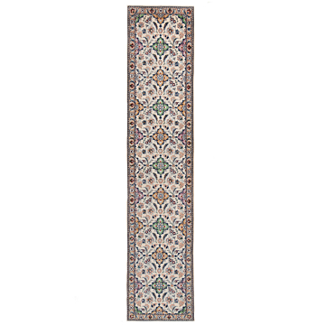 Nain 9La Persian Rug Beige-Cream 328 x 68 cm
