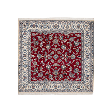 Nain Persian Rug Red 190 x 192 cm