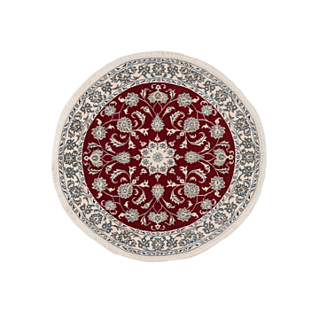 Nain Persian Rug Red 145 x 145 cm