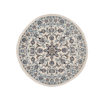 Nain Persian Rug Beige-Cream 143 x 143 cm