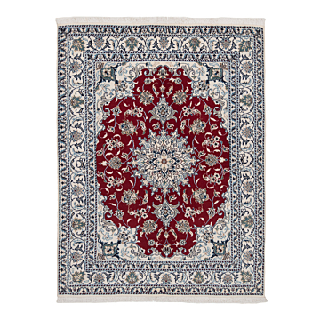 Nain Persian Rug Red 186 x 144 cm
