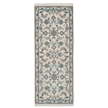Nain Persian Rug Beige-Cream 192 x 74 cm
