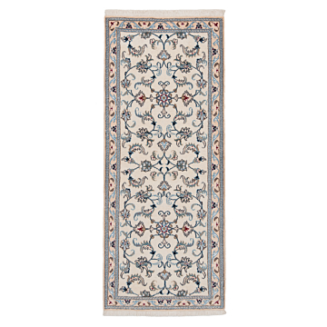 Nain Persian Rug Beige-Cream 192 x 77 cm