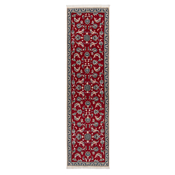 Nain Persian Rug Red 291 x 77 cm