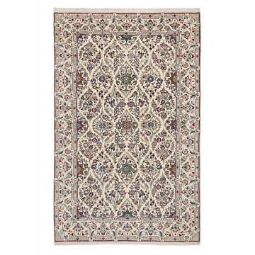 Nain 9La Persian Rug Beige-Cream 313 x 195 cm