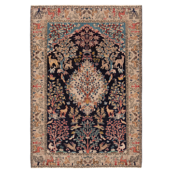  Qom Patina persisk matta