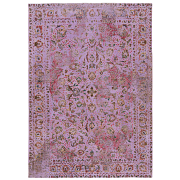 Vintage Relief Rug Purple 280 x 193 cm
