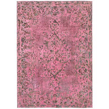 Vintage Relief Rug Pink 315 x 226 cm