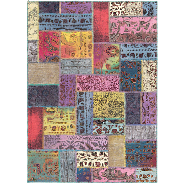 Tappeto a rilievo patchwork
