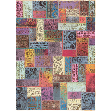 Tappeto a rilievo patchwork