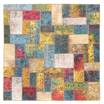 Tappeto a rilievo patchwork