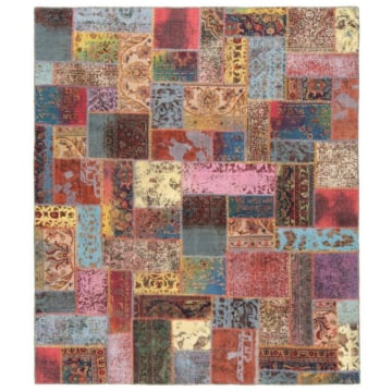 Tappeto a rilievo patchwork