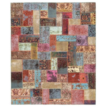 Tappeto a rilievo patchwork
