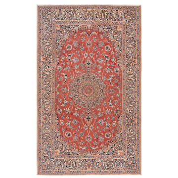 Kashmir Pure Silk Orange 321 x 200 cm