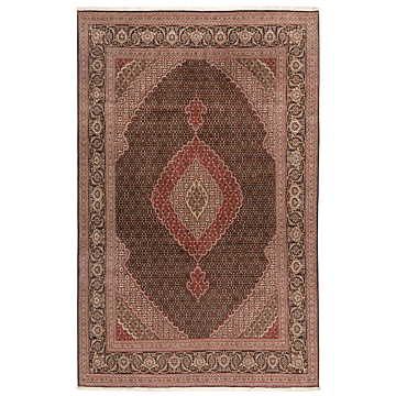 Tabriz 40 Raj Persian Rug Night Blue 303 x 195 cm