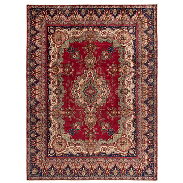 Tabriz Persian Rug Red 395 x 299 cm