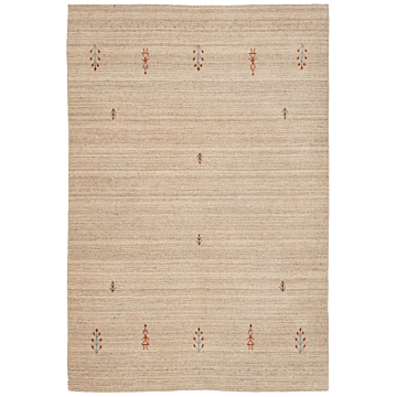 Handloom Rug Beige-Cream 180 x 120 cm