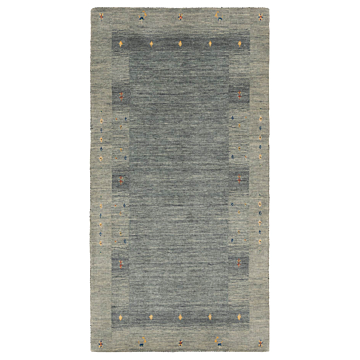 Handloom Rug Gray 140 x 70 cm