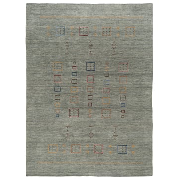 Handloom Rug Gray 240 x 170 cm