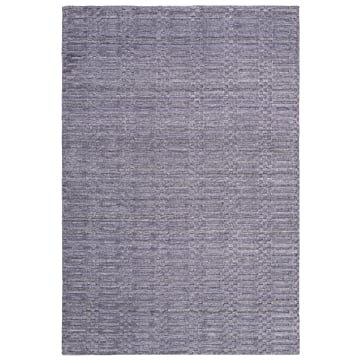 Handloom Rug Gray 179 x 124 cm