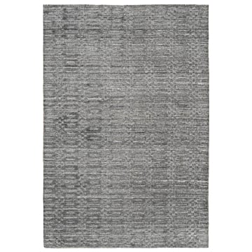 Handloom Rug Gray 180 x 124 cm