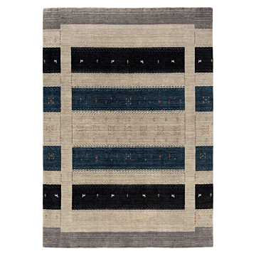 Handloom Rug Beige-Cream 243 x 174 cm