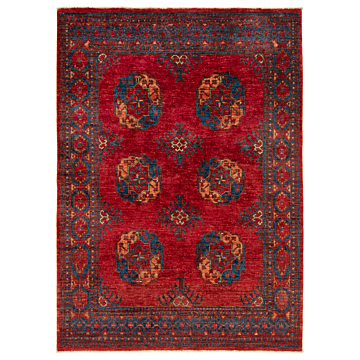 Arsari Afghan Rug Red 205 x 149 cm