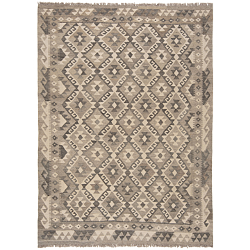 Kilim afghan Gray 203 x 149 cm