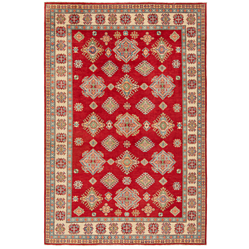 Kazak Rug Red 297 x 198 cm
