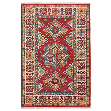 Kazak Rug Red 124 x 83 cm