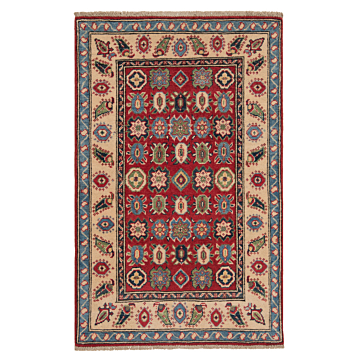 Kazak Rug Red 130 x 81 cm