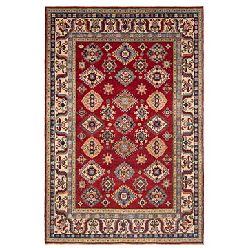 Kazak Rug Red 291 x 197 cm