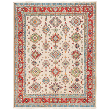 Kazak Rug Beige-Cream 304 x 240 cm