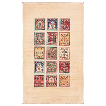 Kazak Rug Beige-Cream 133 x 80 cm
