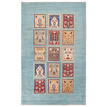 Kazak Rug Blue 125 x 81 cm