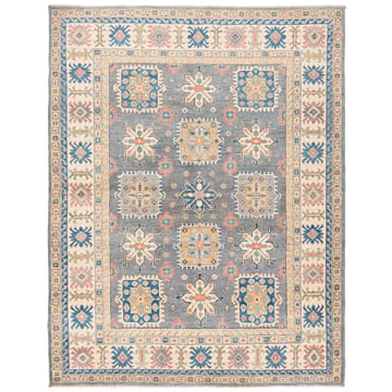 Kazak Rug Gray 197 x 154 cm