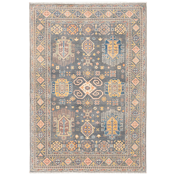 Kazak Rug Gray 172 x 120 cm