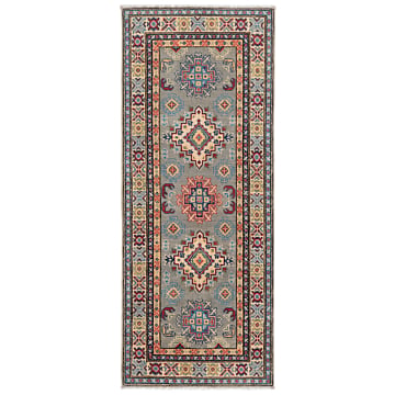 Kazak Rug Gray 204 x 82 cm