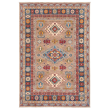 Kazak Rug Brown 218 x 150 cm