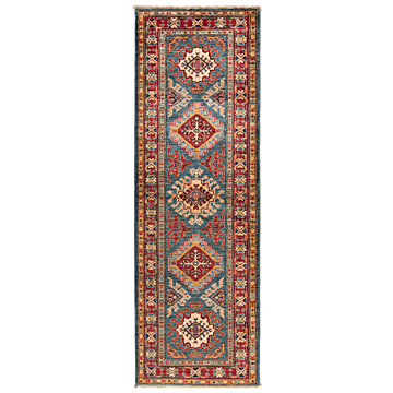 Kazak Fine Rug Turquoise 176 x 60 cm