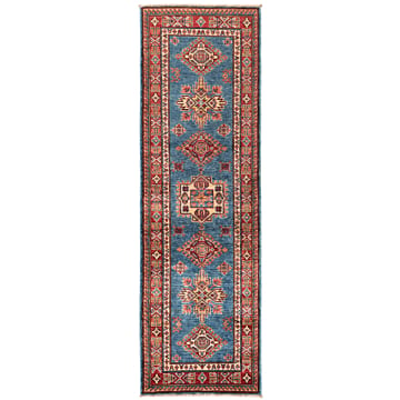 Kazak Fine Rug Blue 191 x 61 cm