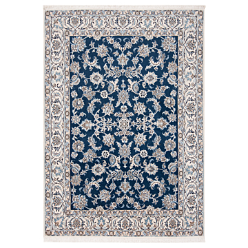 Nain Persian Rug Night Blue 233 x 165 cm