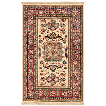 Kazak Rug Beige-Cream 154 x 96 cm