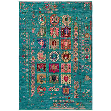 Ziegler Rug Turquoise 297 x 202 cm