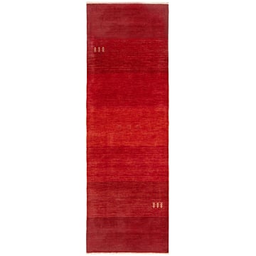 Handloom Rug Red 246 x 82 cm