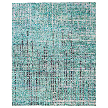 Modern Design Rug Turquoise 295 x 244 cm
