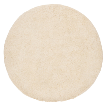 Handloom Rug White 149 x 149 cm